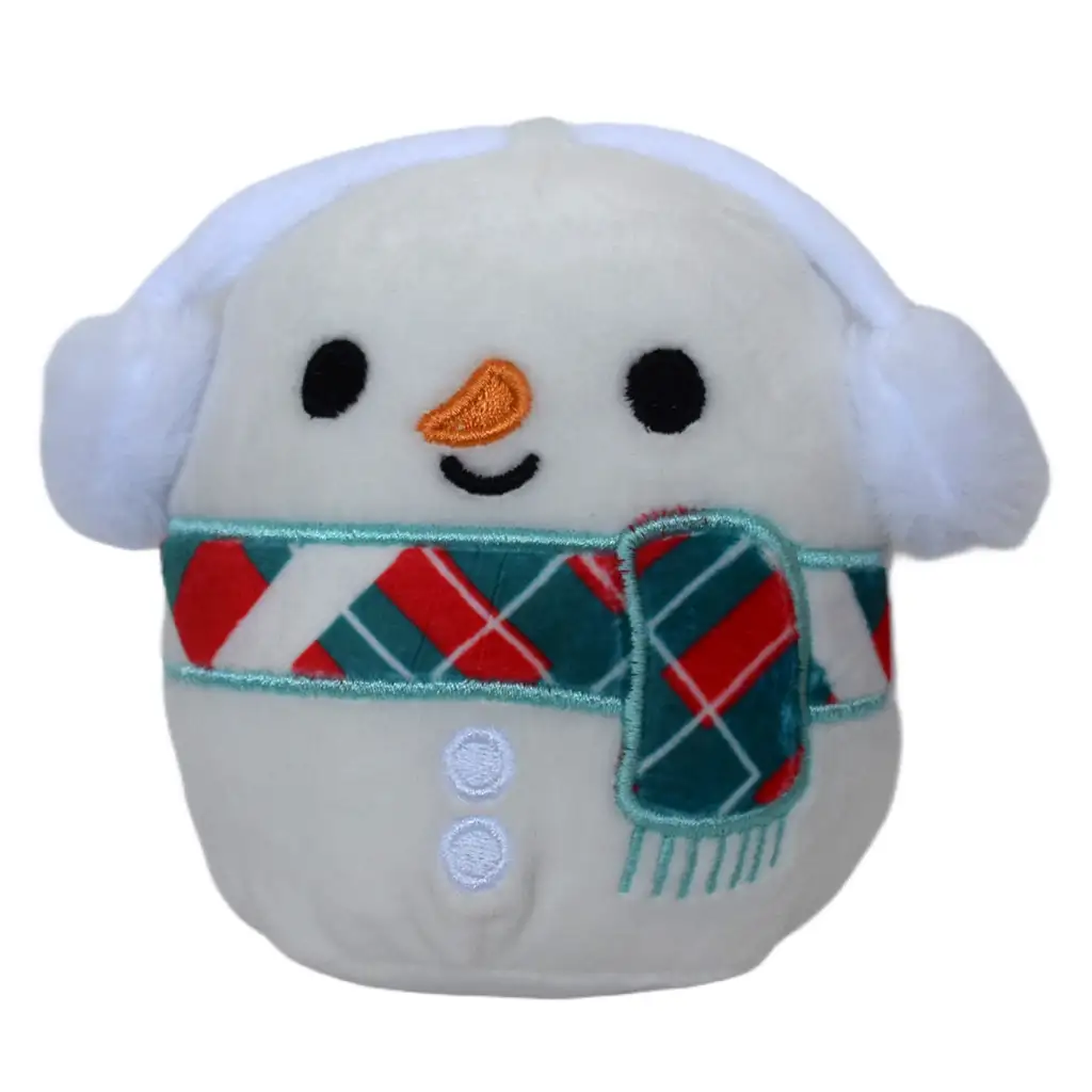 Mäkký snehuliak plyšový prívesok na kľúče 12 cm