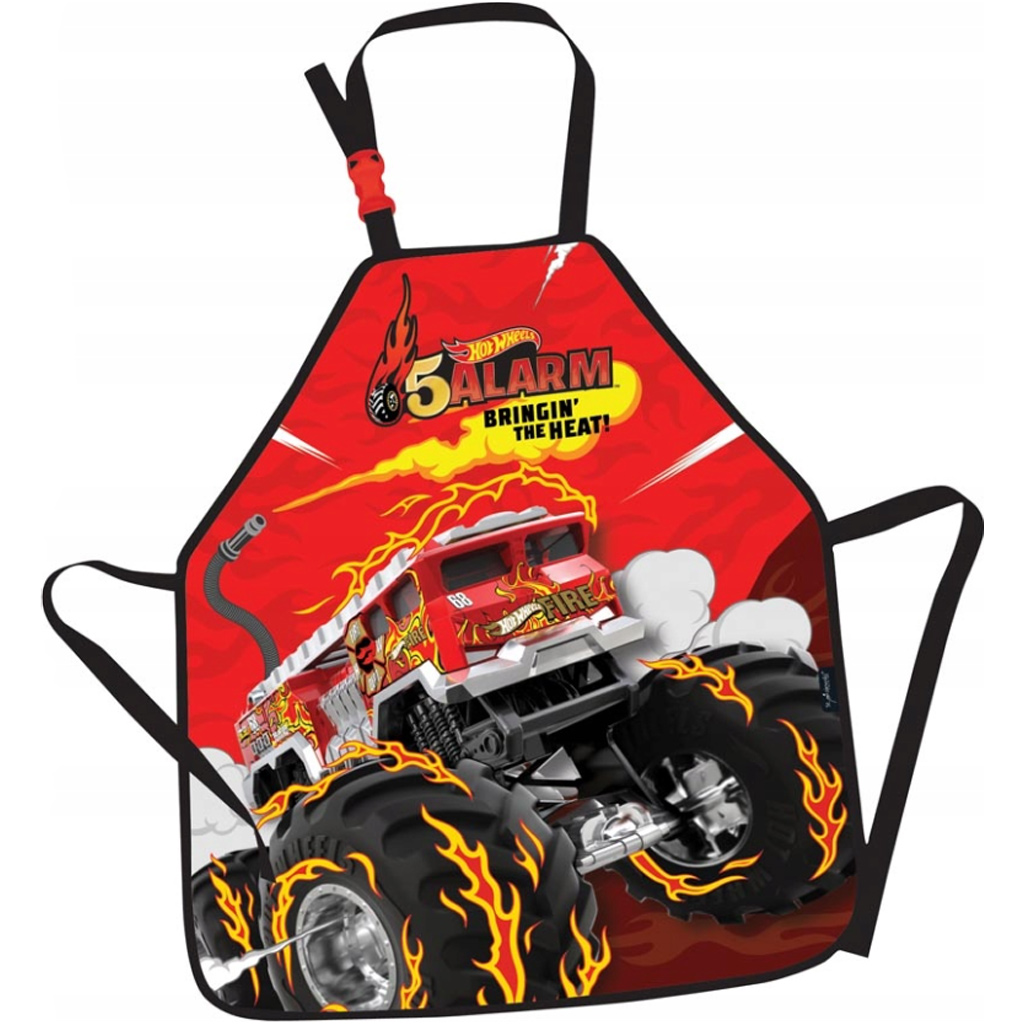 Maľarská zástera s motívom Hot Wheels