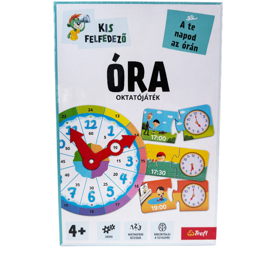 Malý objaviteľ: Výučbová hra Hodiny - nové vydanie - Trefl