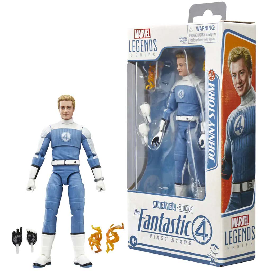 Marvel Legends: Fantastická štvorka - Johnny Storm figúrka 15 cm - Hasbro kép 2