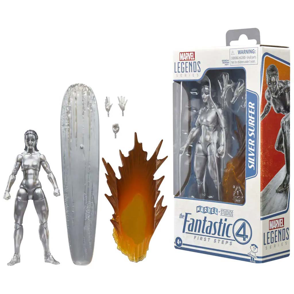 Marvel Legends: Fantastická štvorka - Silver Surfer figúrka 15 cm - Hasbro kép 2