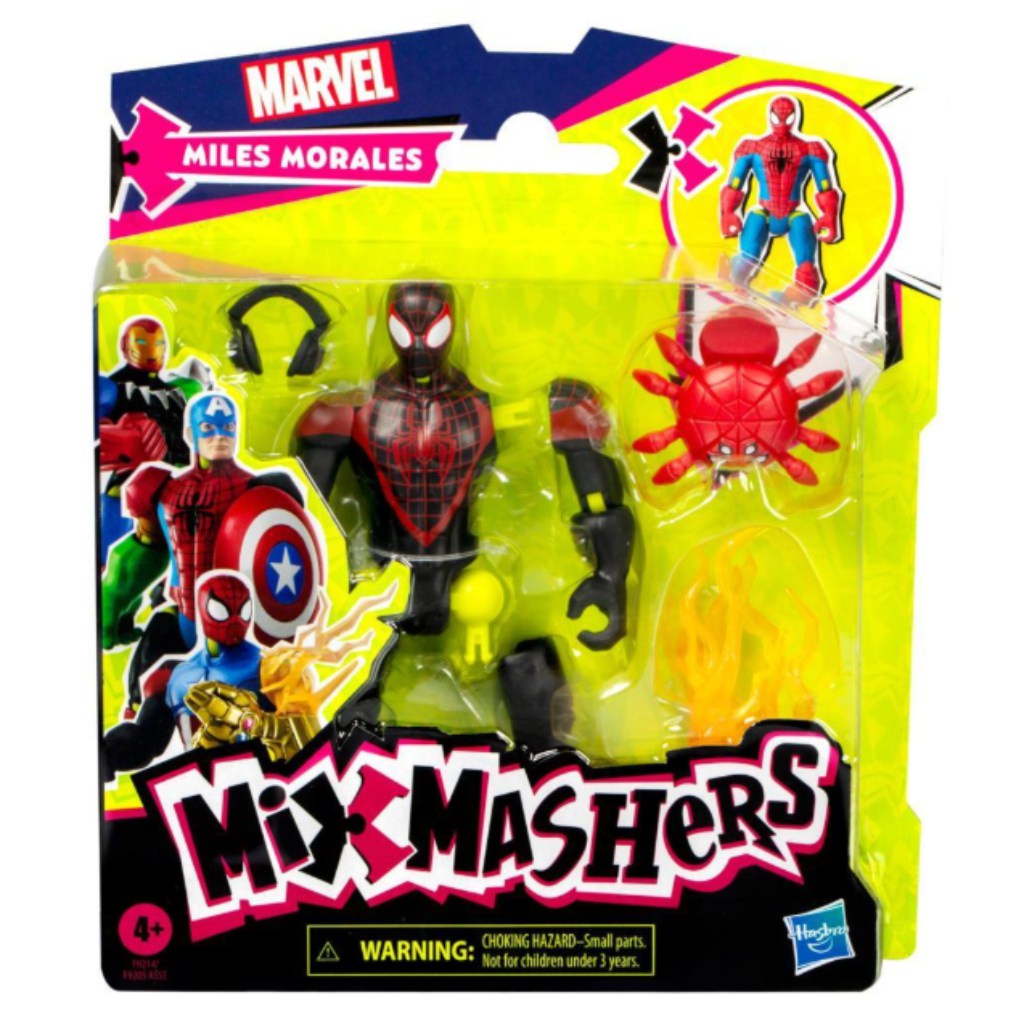 Marvel Mix Mashers: Avengers Spider-Man Miles Morales figúrka s doplnkami - Hasbro