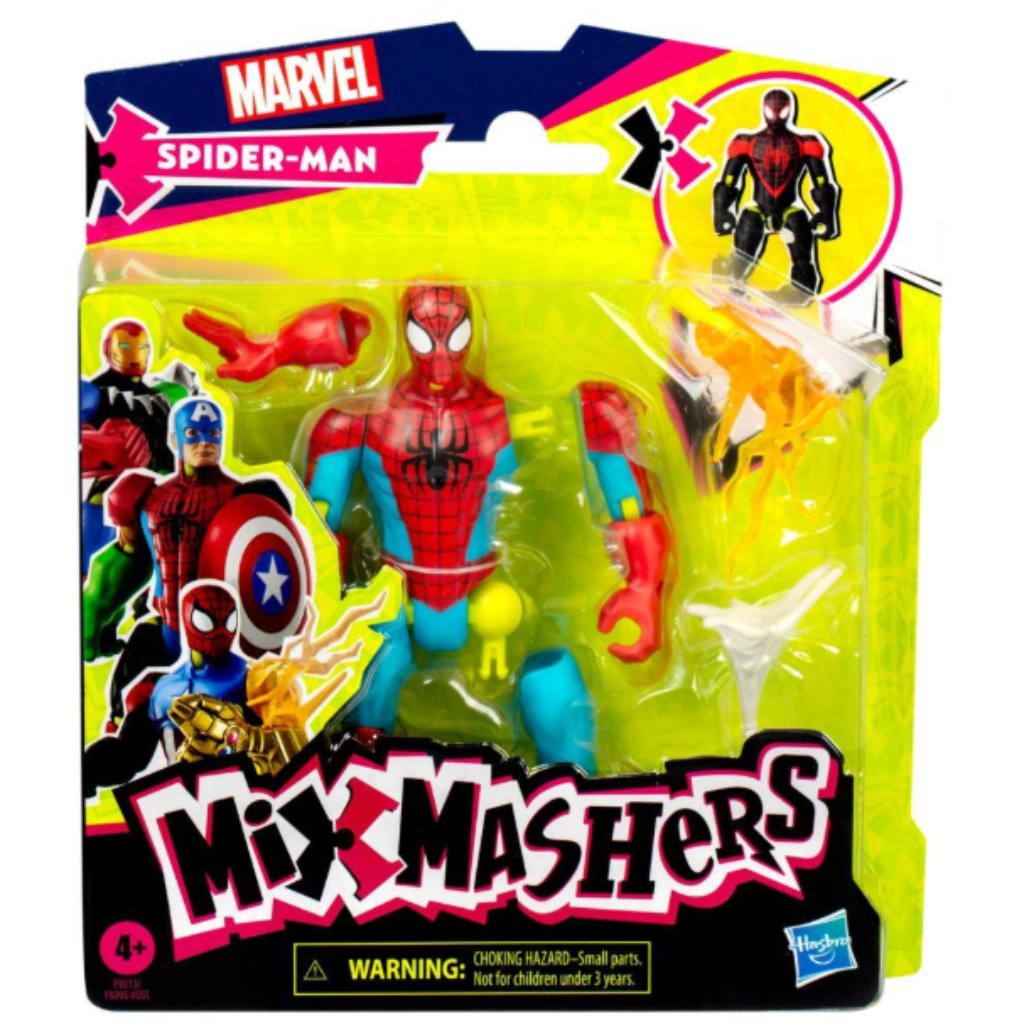Marvel Mix Mashers: Avengers Spider-Man figúrka s doplnkami - Hasbro