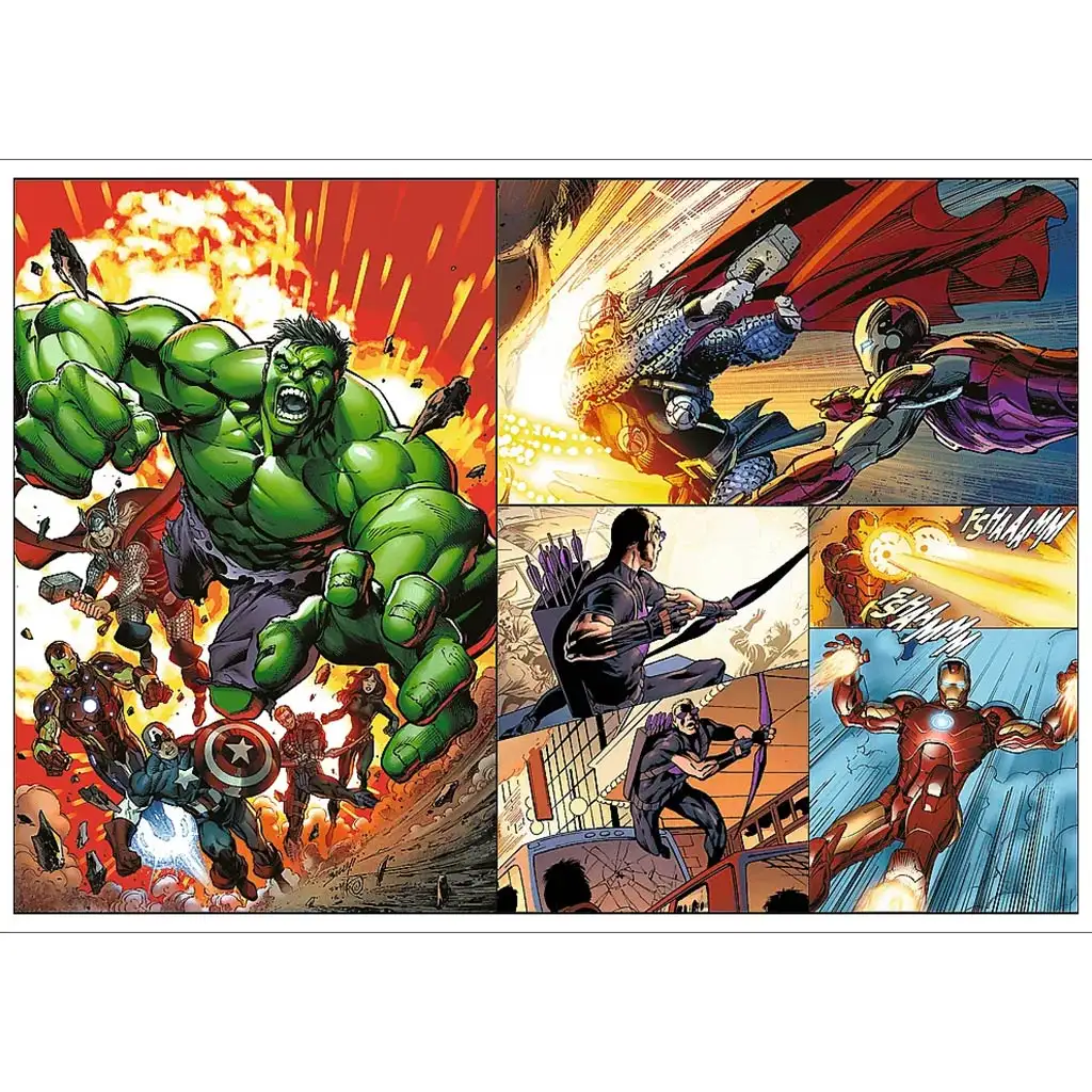 Marvel: Pomstitelia 4x250 ks puzzle - Trefl kép 2