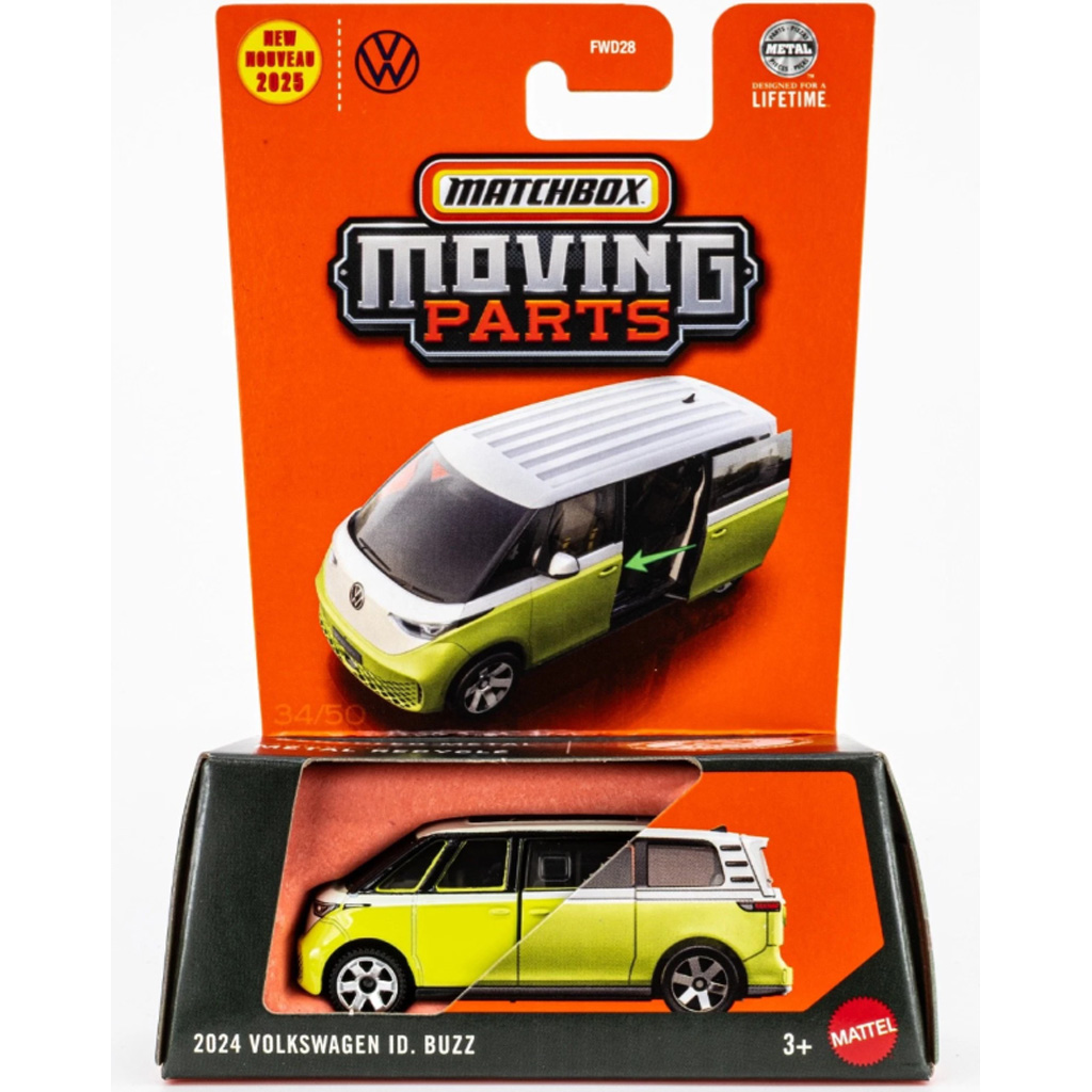 Matchbox: 2024 Volkswagen ID. Buzz otvárateľné autíčko 1/64 – Mattel