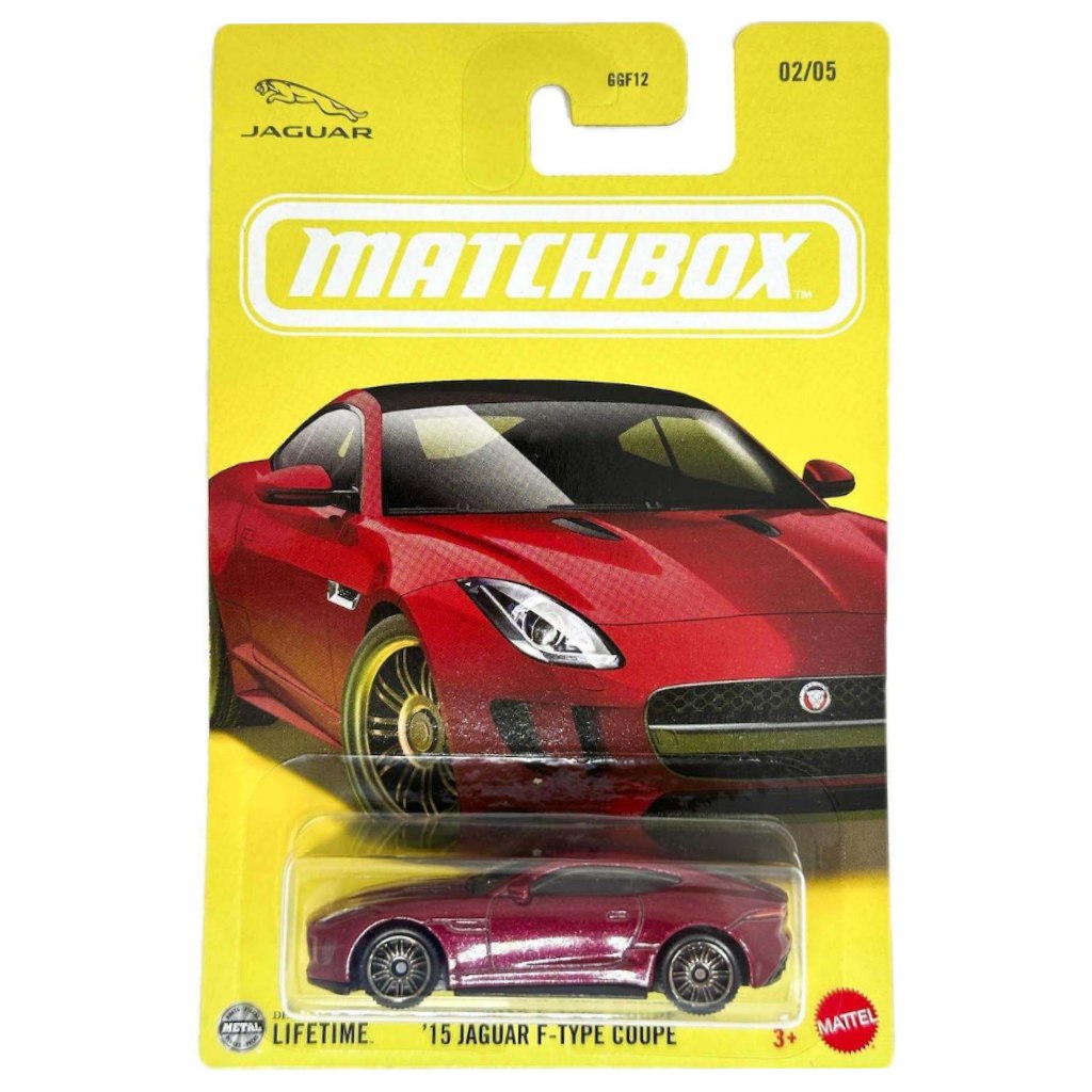 Matchbox: Kultový model 2015 Jaguar F-Type Coupe v mierke 1/64 - Mattel