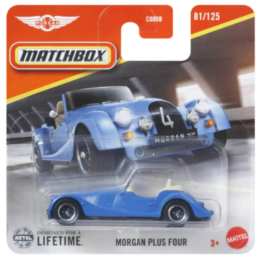 Matchbox: Morgan Plus Four autíčko 1/64 – Mattel