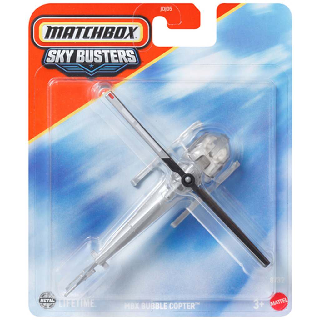 Matchbox Sky Busters: MBX Bubble Copter lietadlo model 1/64 – Mattel