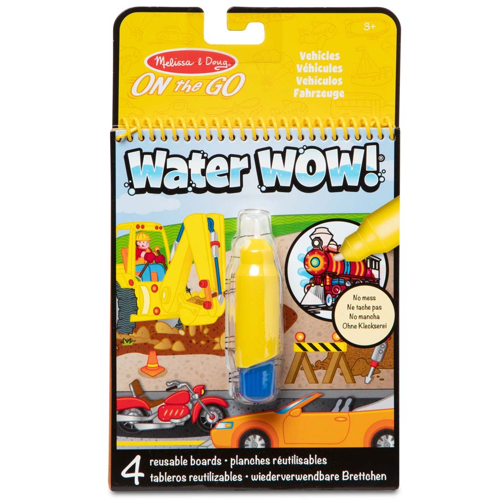 Melissa&Doug: Water WOW! Kreslenie vodou - Vozidlá – Spin Master