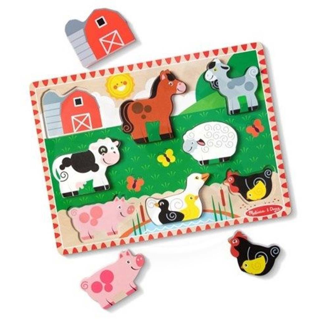 Melissa & Doug: Zvieratkové puzzle - Farma - Spin Master