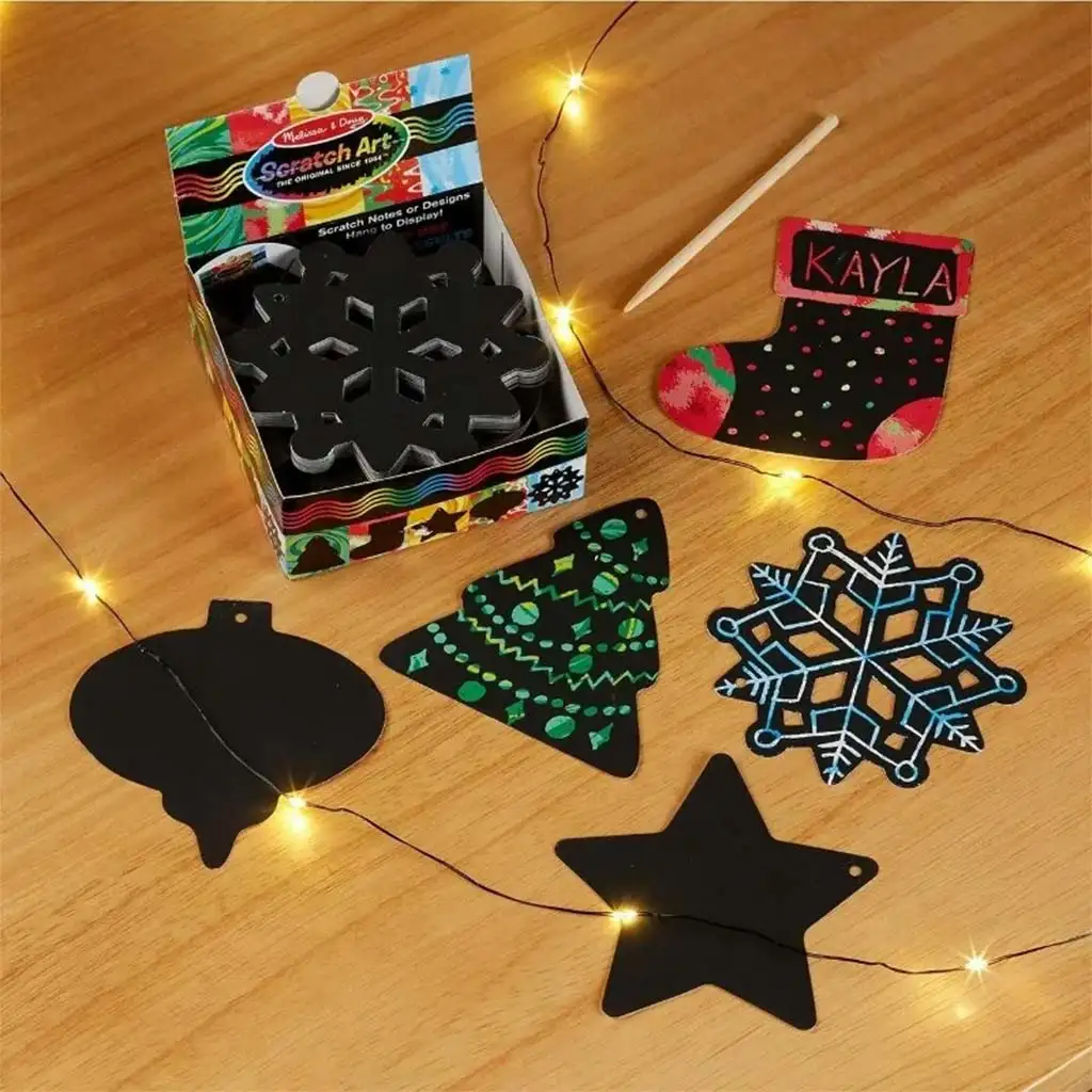 MelissaDoug: Mini škrabacie obrázky s vianočnou tematikou, sada 125 ks kép 2