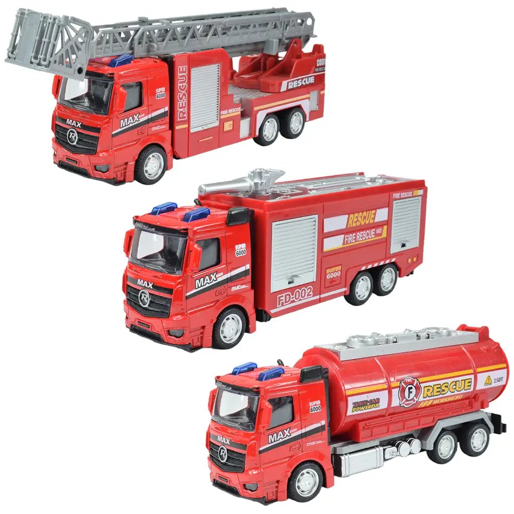 Metal Gear: Požiarny vůz s kolesami v rôznych variantoch 19cm 1ks