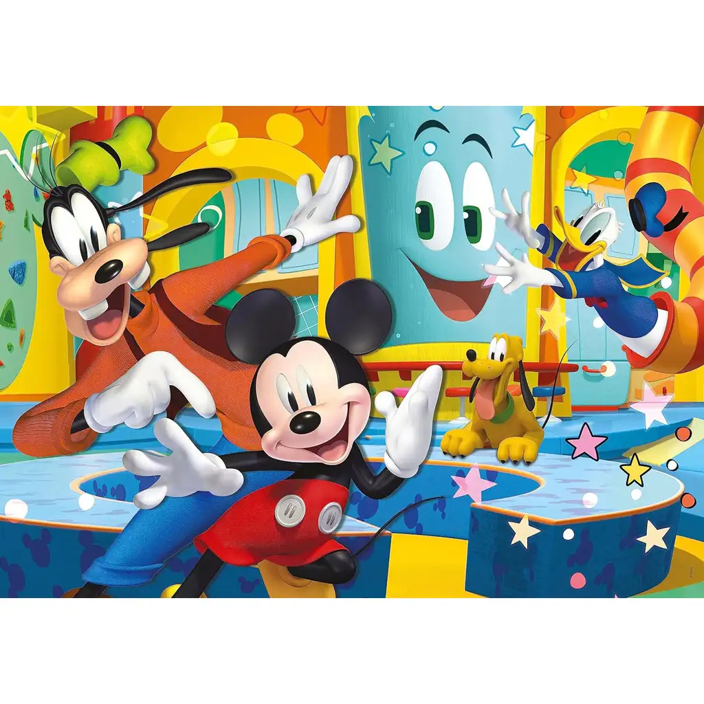 Mickey Mouse a priatelia 60 ks maxi supercolor puzzle - Clementoni kép 2