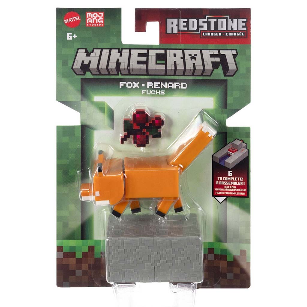 Minecraft: Figúrka postavičky líšky s doplnkami - Mattel