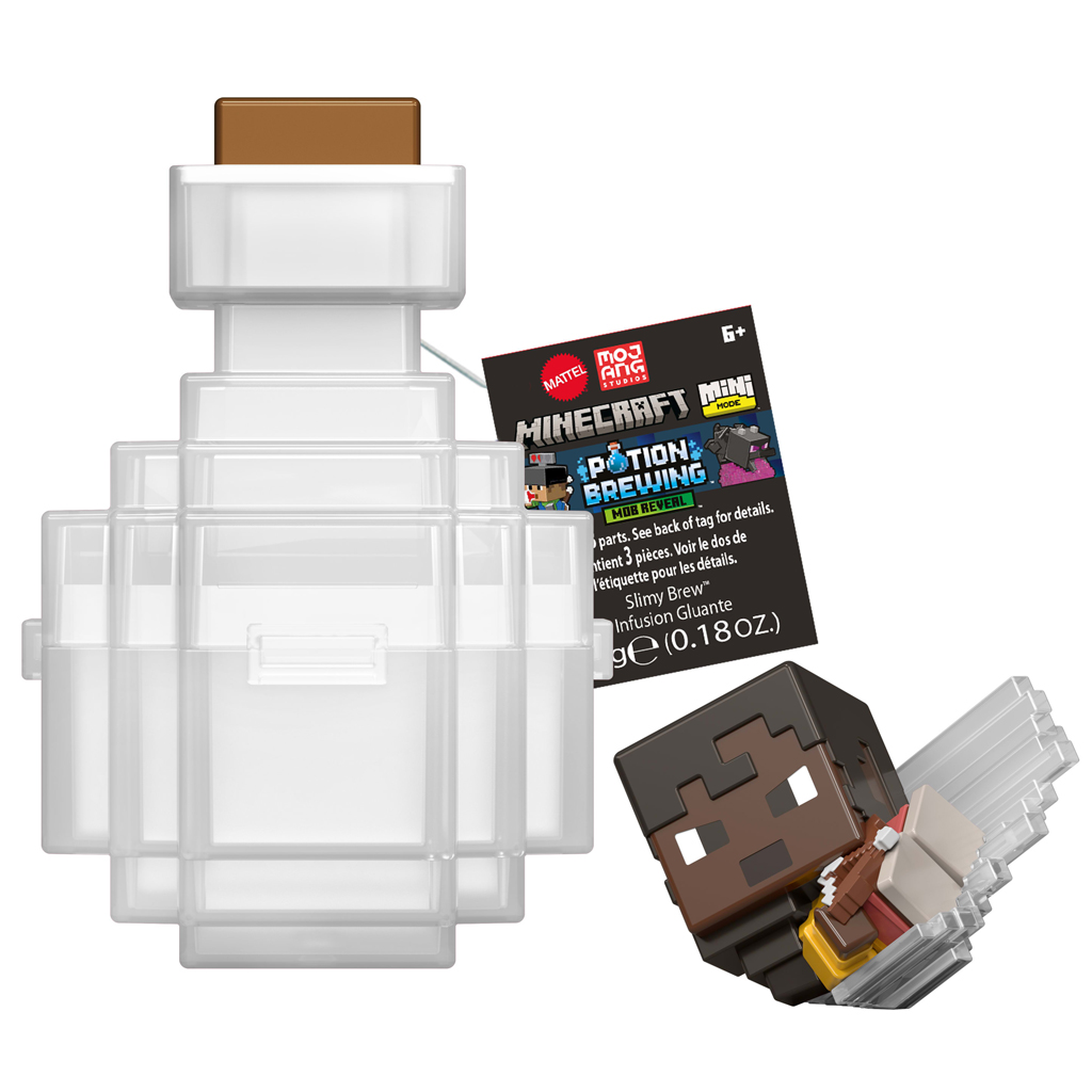 Minecraft Reveal minifigúrka v bielom úložisku - Mattel
