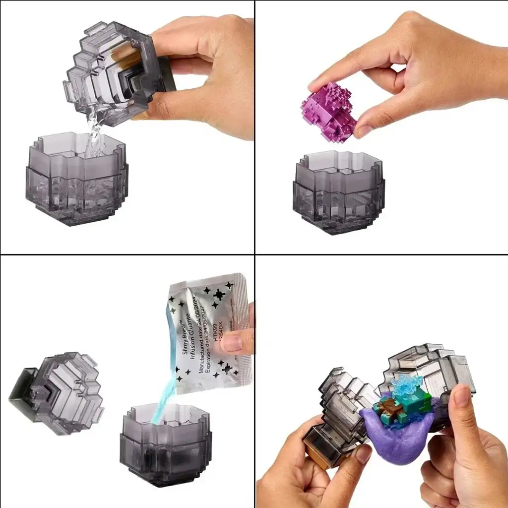 Minecraft Reveal minifigúrka v šedom boxe - Mattel kép 2