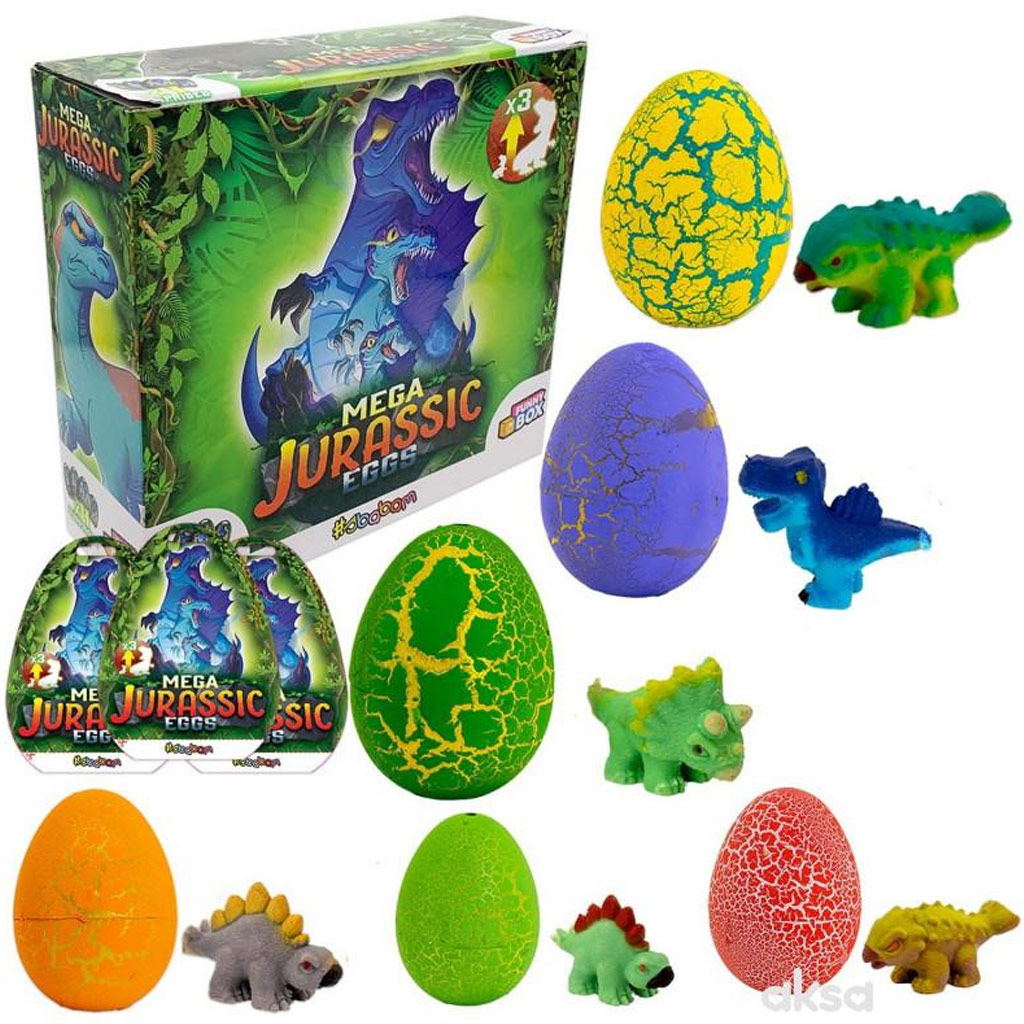 Mini prekvapenie dinosauří vajíčko s figúrkou 1 ks