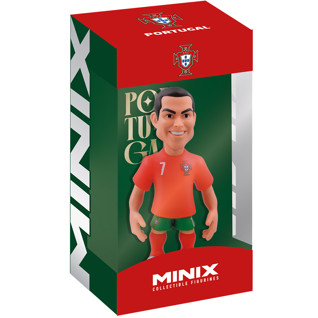 Minix: Portugalsko - futbalová akčná figúrka Cristiana Ronalda 12 cm