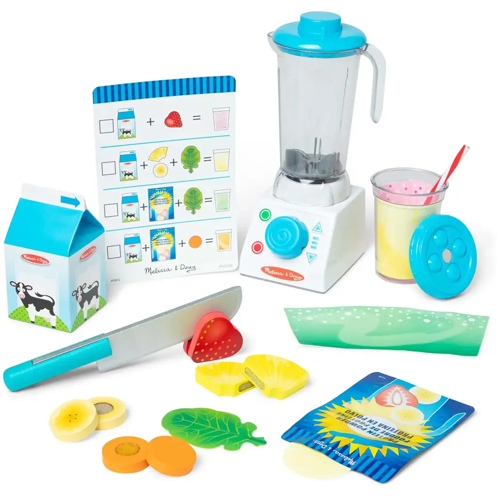 Mixér na smoothie s drevenými doplnkami - Melissa & Doug kép 3