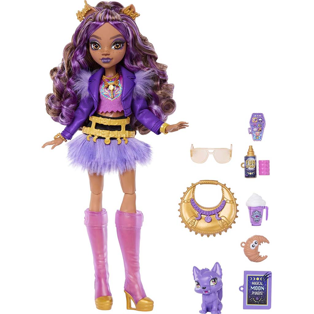 Monster High Clawdeen Wolf bábika s doplnkami - Mattel kép 3