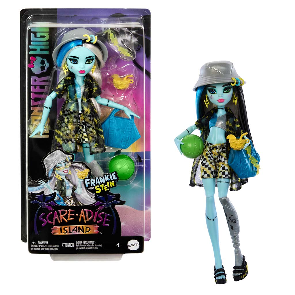 Monster High Frankie Scare-Adise bábika - Mattel