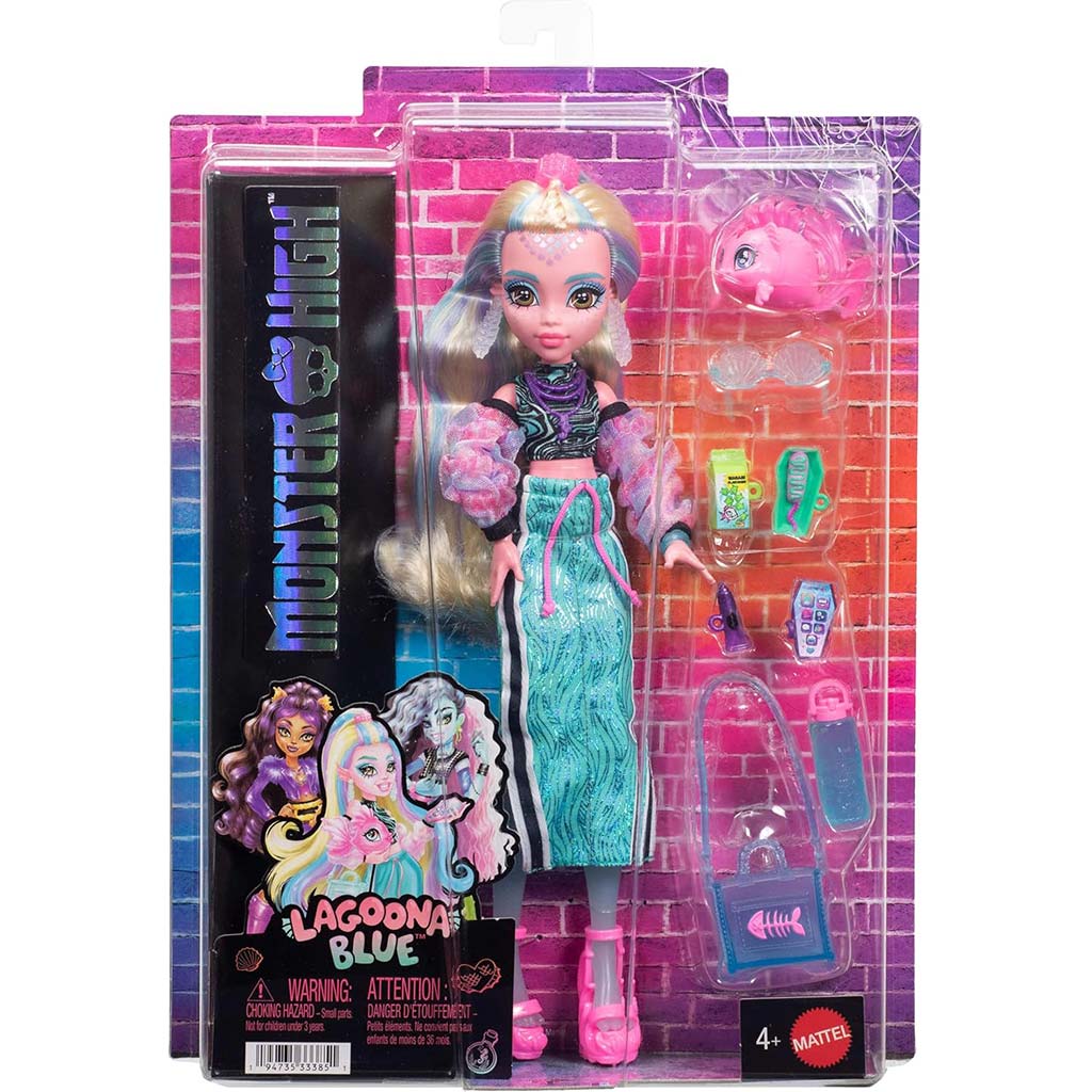 Monster High Lagoona Blue bábika s doplnkami - Mattel