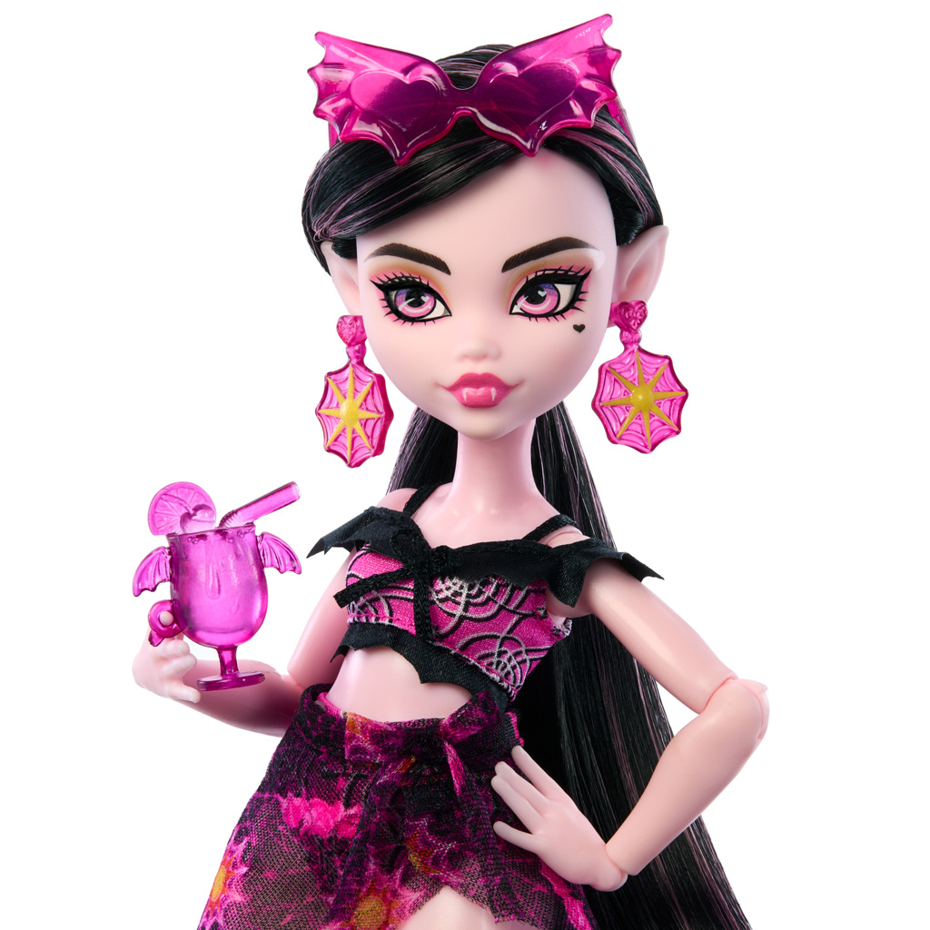 Monster High: Scare-adise Island – bábika Draculaura s doplnkami - Mattel kép 2