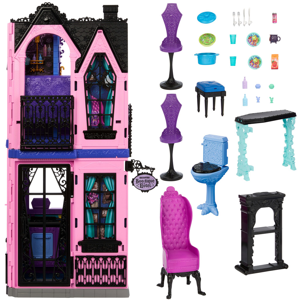 Monster High Strašidelný hotel - Boo-tique Hotel herná súprava - Mattel kép 4