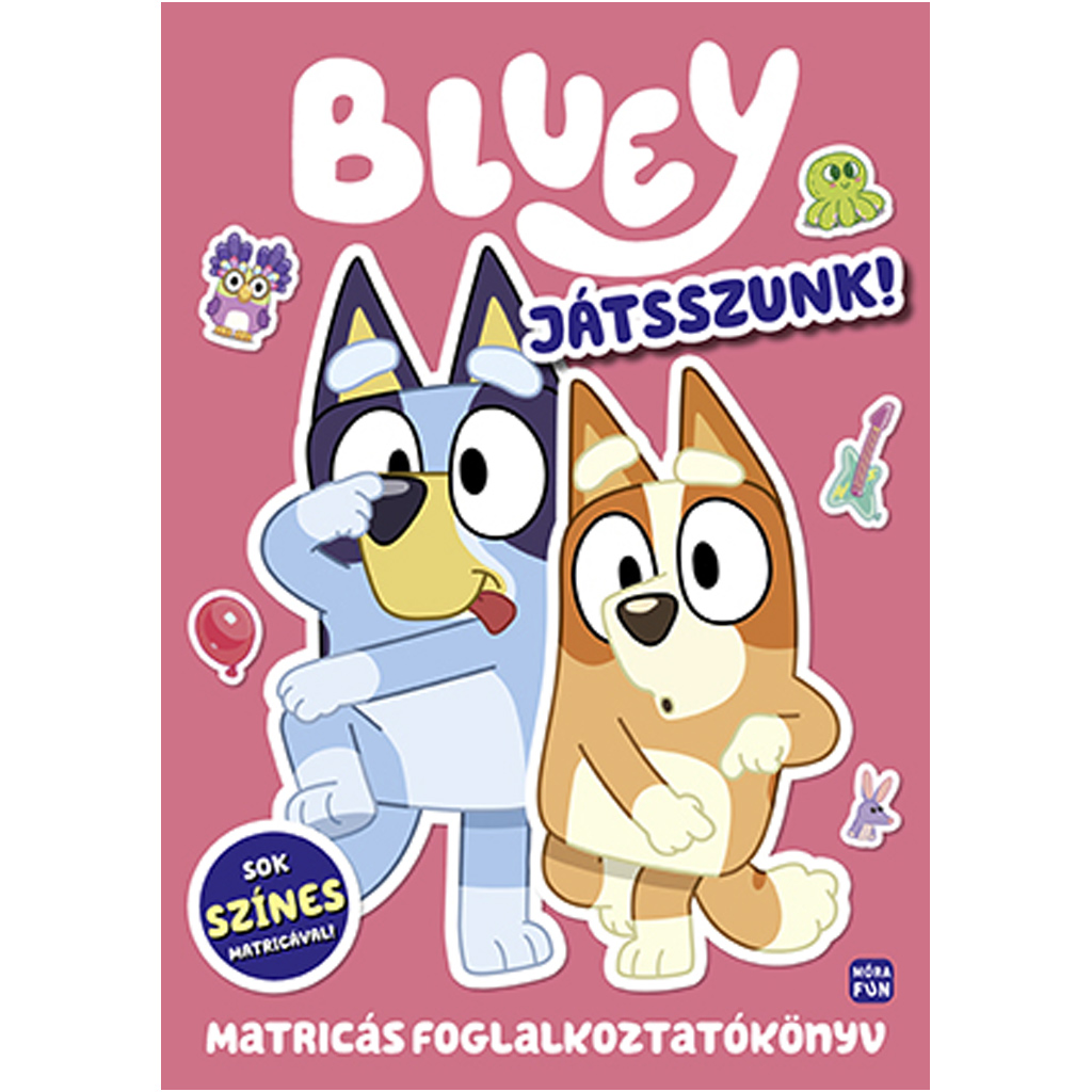 Móra: Bluey – Poďme sa hrať! kniha aktivít s nálepkami