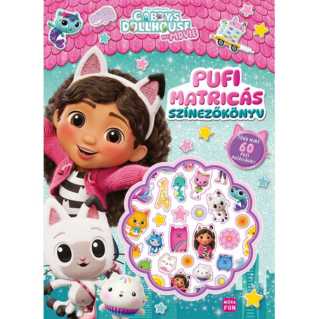 Móra: Gabikin domček pre bábiky Film - Pufí nálepková omaľovánka