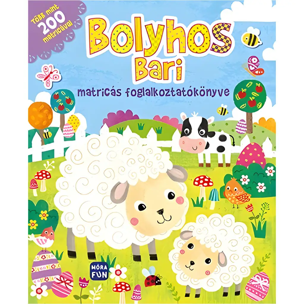 Móra: Kniha aktivít s nálepkami Bolyhos Bari