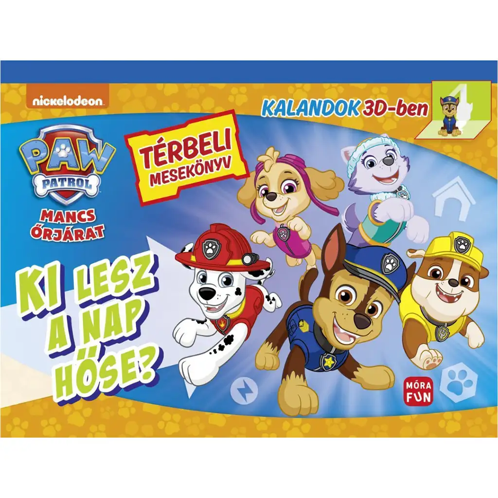 Móra: Labková patrola - Kto bude hrdinom dňa? priestorová rozprávková kniha