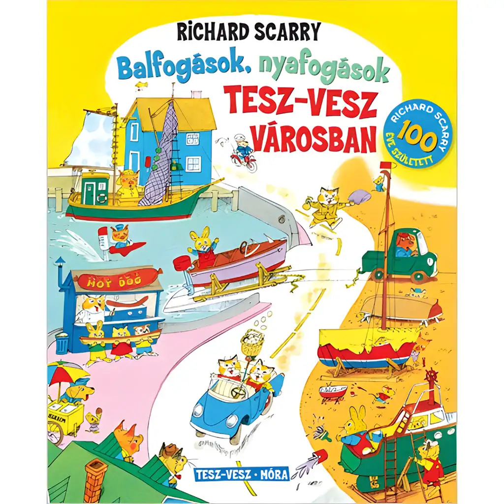 Móra: Richard Scarry - Nehody a fňukania v Kocúrkove