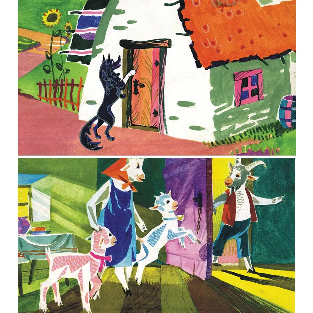 Móricz Zsigmond: Kozliatka a vlk diapozitív