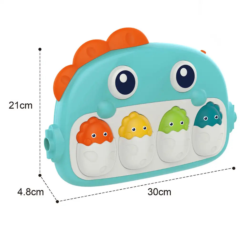 Music World: Dino kamarát bábika klavír 30cm kép 4