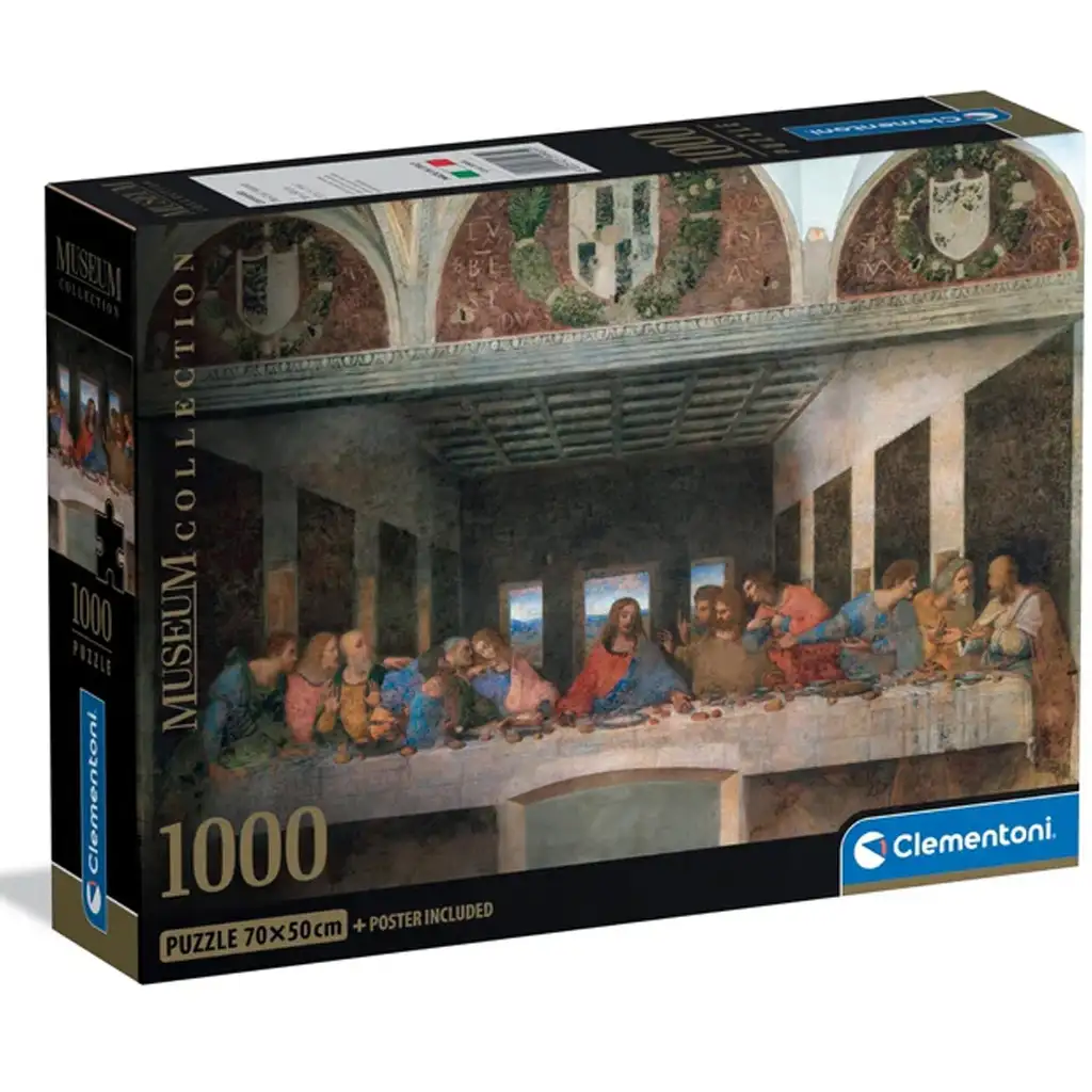Múzejná zbierka: Leonardo da Vinci - Posledná večera 1000-dielne puzzle - Clementoni