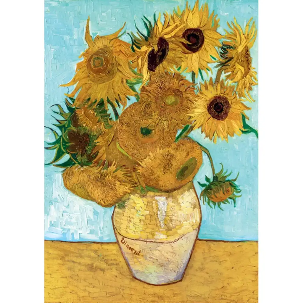 Múzejná zbierka: Van Gogh - Slnečnice 1000-dielne puzzle - Clementoni kép 2