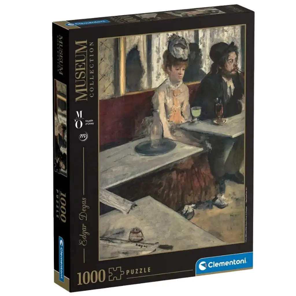 Múzeum Kolekcia: Edgar Degas - V kaviarni 1000 kusov puzzle - Clementoni