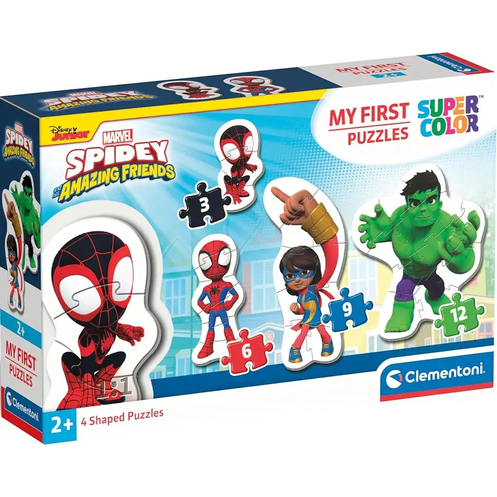MyFirst Puzzle: 4 v 1 Spidey a priatelia Supercolor puzzle - Clementoni