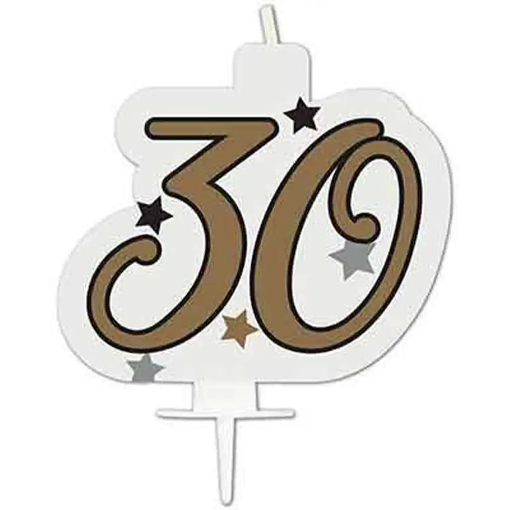 Narodeninová sviečka - číslo 30