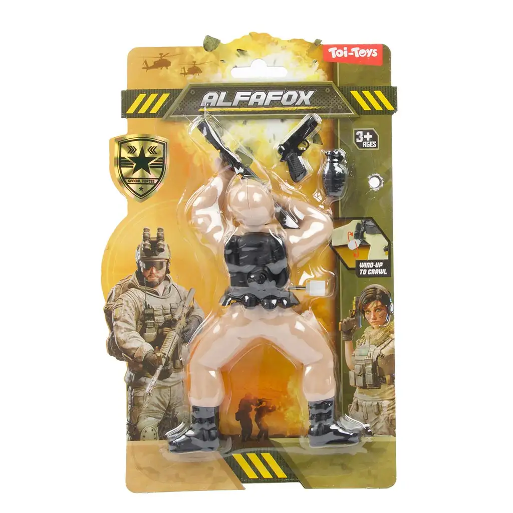 Natiahnuteľný vojak v dvoch farbách 1ks