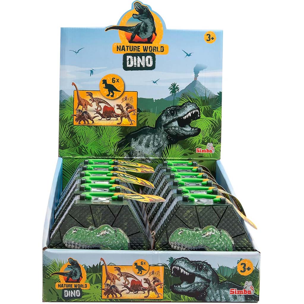 Nature World Dino - Dinosauri v malej krabičke, 6-dielna sada - Simba Toys