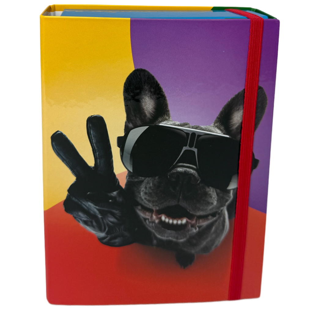 Nebulo: Box na zošit formátu A/5 s cool motívom buldoga