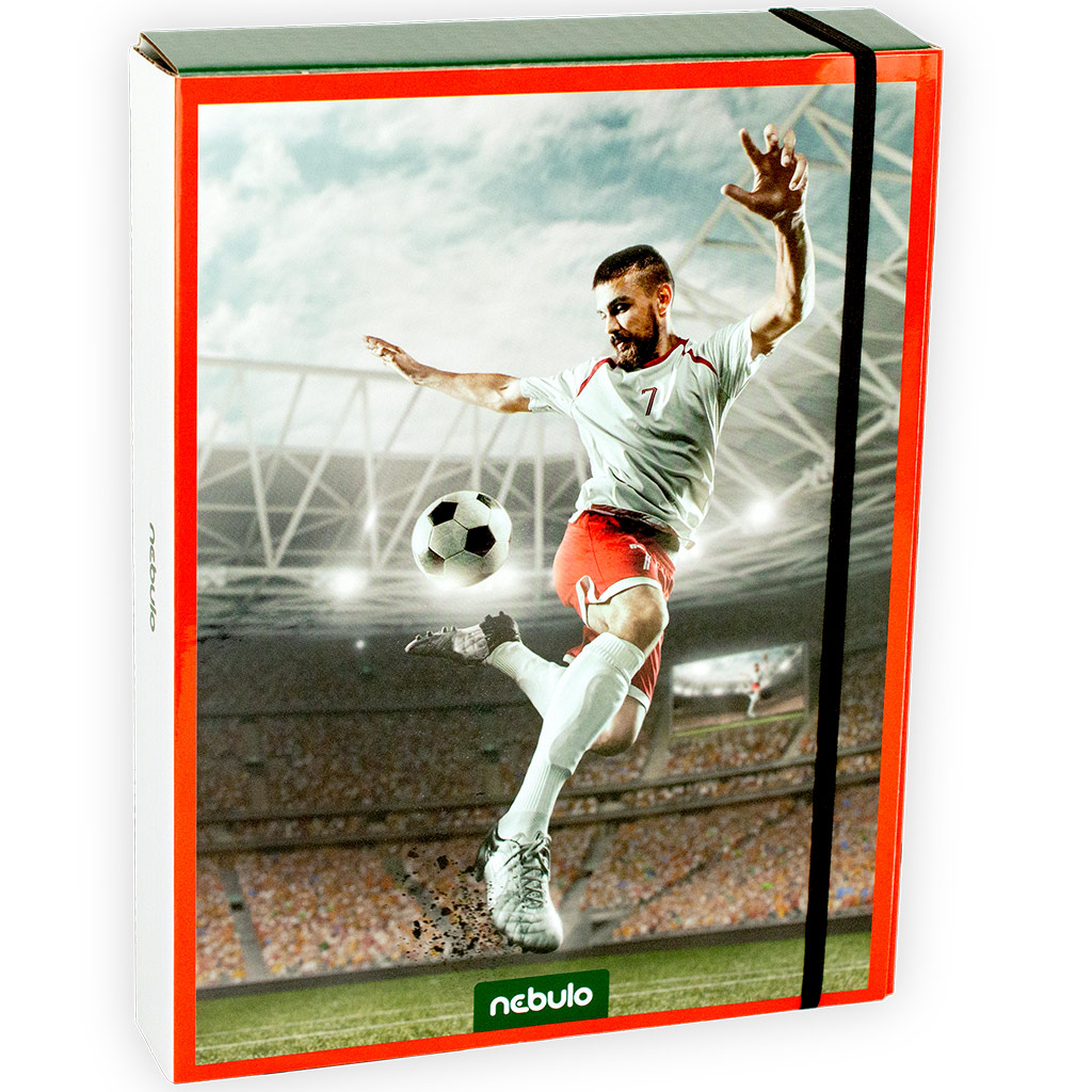 Nebulo: Box na zošit vo veľkosti A/5 s motívom Oxi futbal