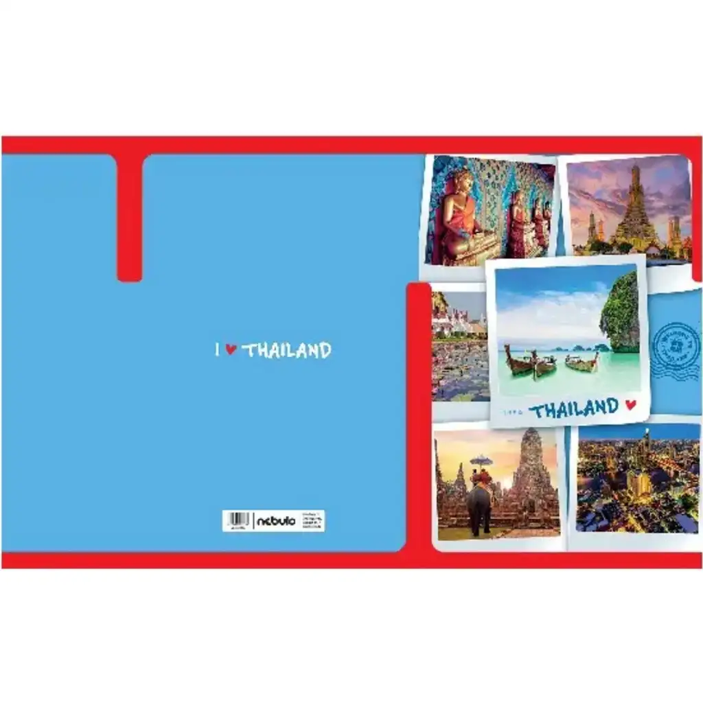 Nebulo: Gumená mapa A4 Thajsko