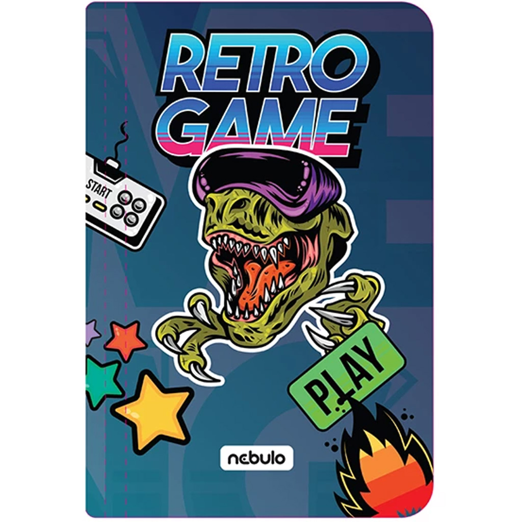 Nebulo: Gumová zložka formát A4, Gamer