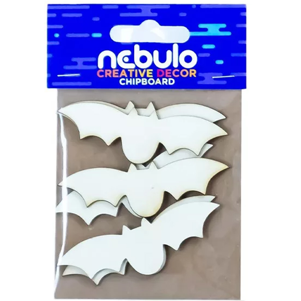 Nebulo: Kartónové netopiere dekorácia, sada 6 kusov