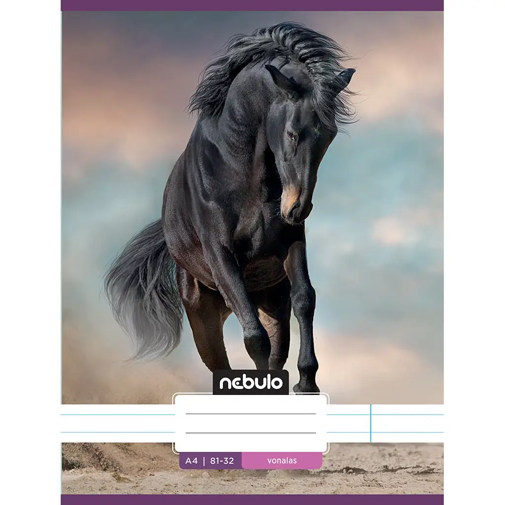 Nebulo: Kôň v piesku linajkový zošit 81-32 A/4