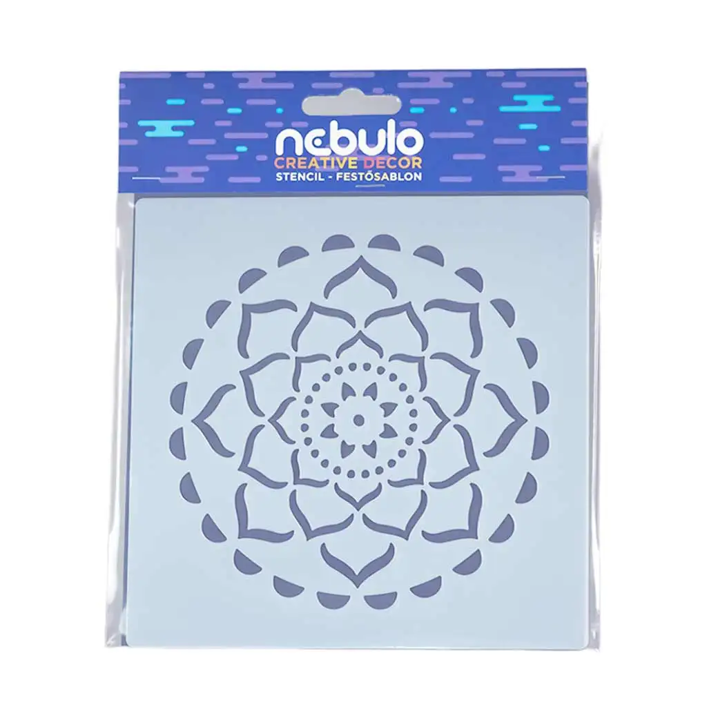Nebulo: Mandala plastová šablóna