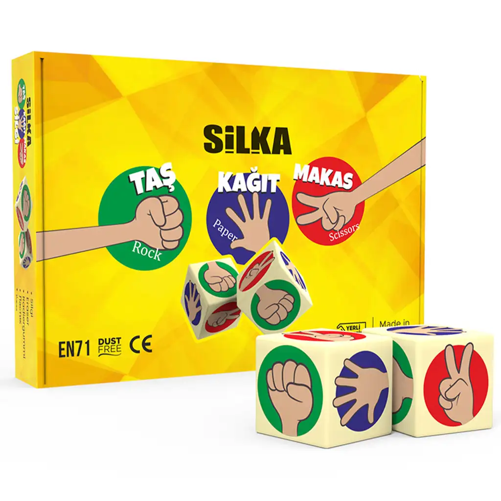 Nebulo: Silka guma - kameň papier nožnice 1ks